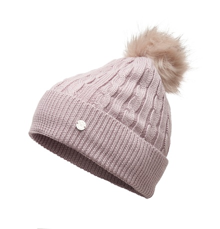 WAHLSTEN CLARA FLÄTOR VINTERMÖSSÄ, ROSA WAHLSTEN CLARA FLÄTOR VINTERMÖSSÄ, ROSA